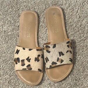 Coconuts by Matisse Animal Print Slide Sandals